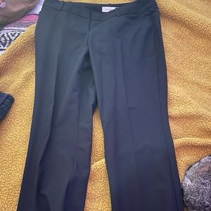 Black slacks. Size 2.
